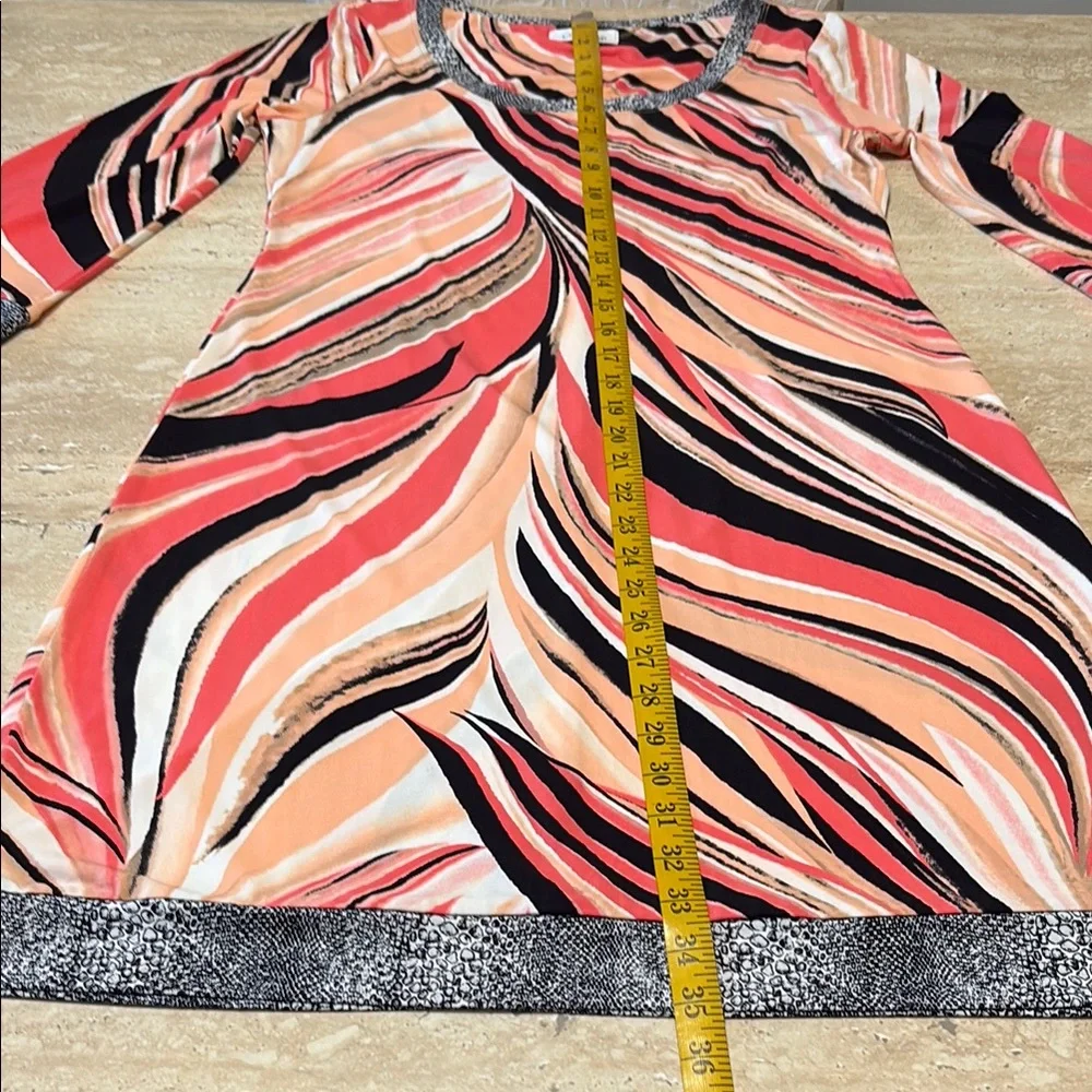 Calvin Klein Multicolor Striped Dress-NWOT-Excellent Condition - Picture 10 of 14